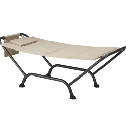 Amaca da giardino 230x82cm antracite beige Siesta