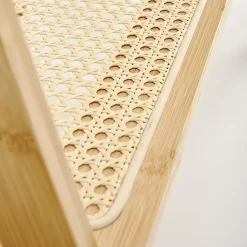 Appendiabiti da ingresso 68x168h cm rattan bambù rovere Shadow