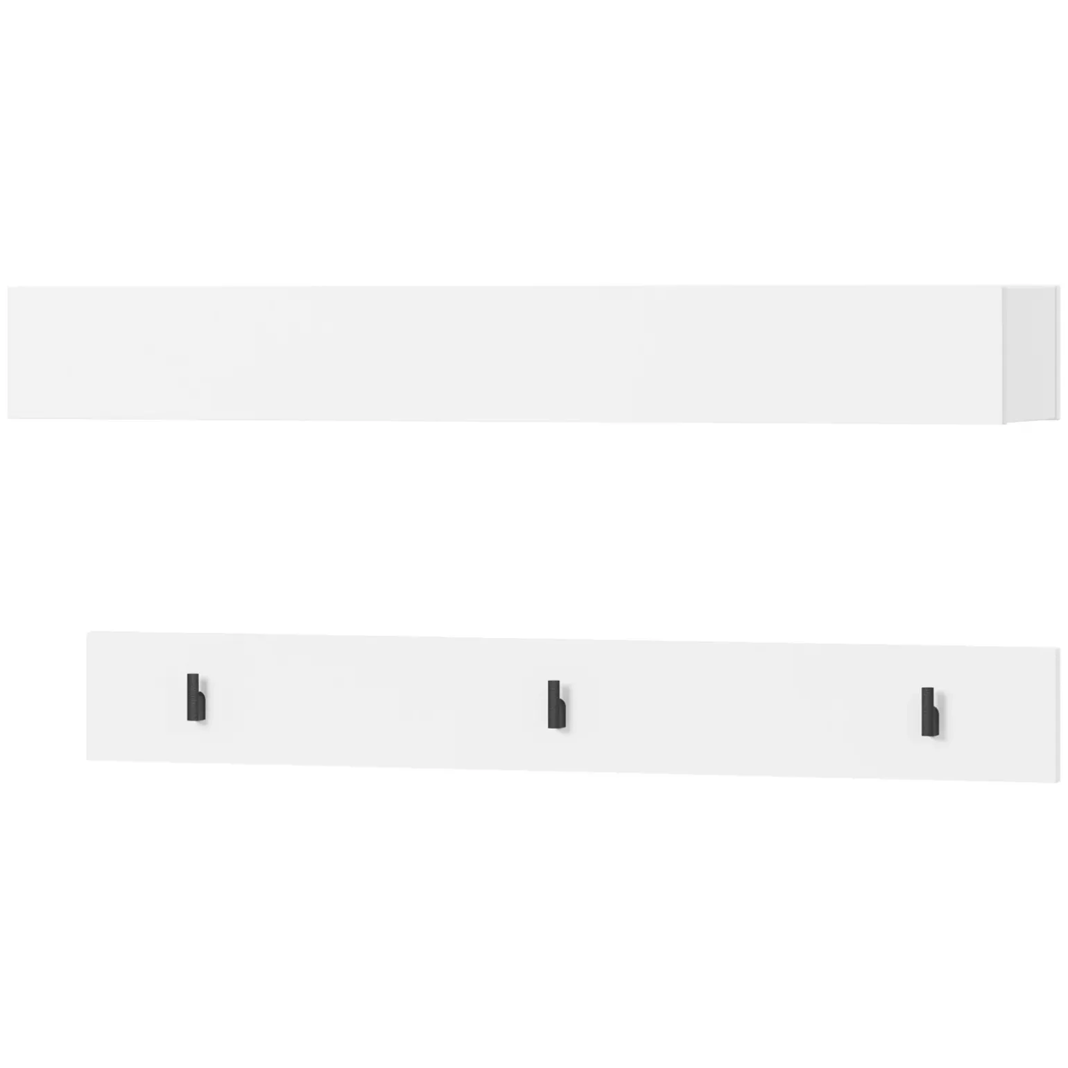 Appendiabiti da parete 92x12h cm bianco Accent