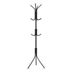 Appendiabiti da terra 35xh175 cm design moderno nero Elena