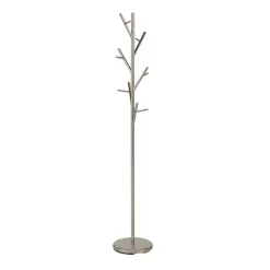 Appendiabiti da terra Ø30x170h cm in acciaio grigio Singapore