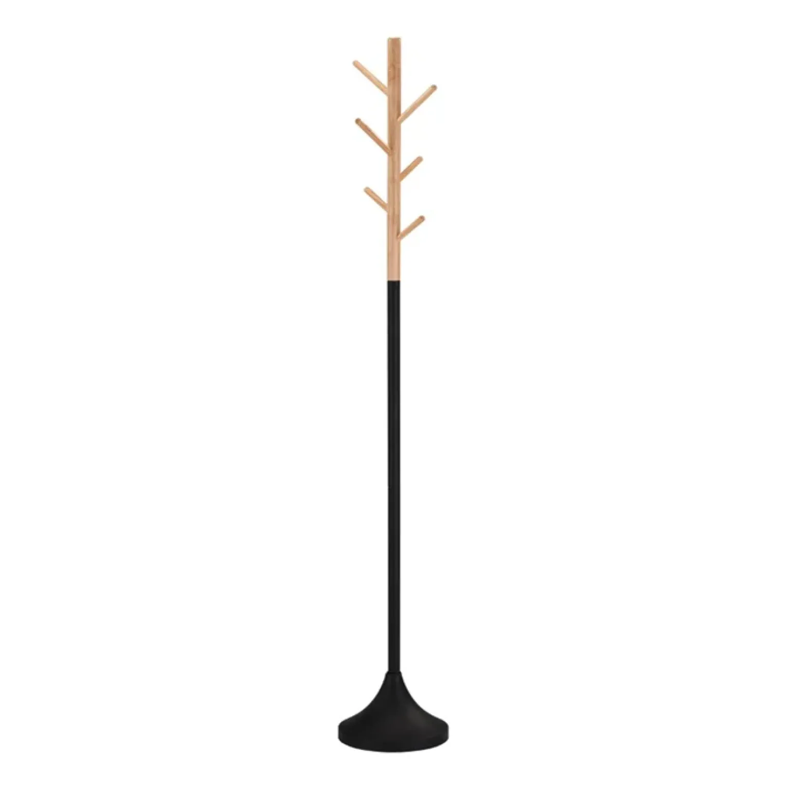Appendiabiti design Ø28x176h cm moderno nero faggio Santiago