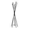 Appendiabiti ingresso 50x180h cm moderno acciaio nero Helsinki