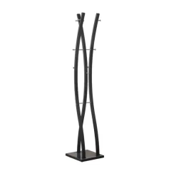 Appendiabiti 35x179h cm da terra design acciaio nero Bucarest