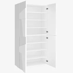 Armadio scarpiera 80x168h cm 4 ante bianco lucido Zenzero