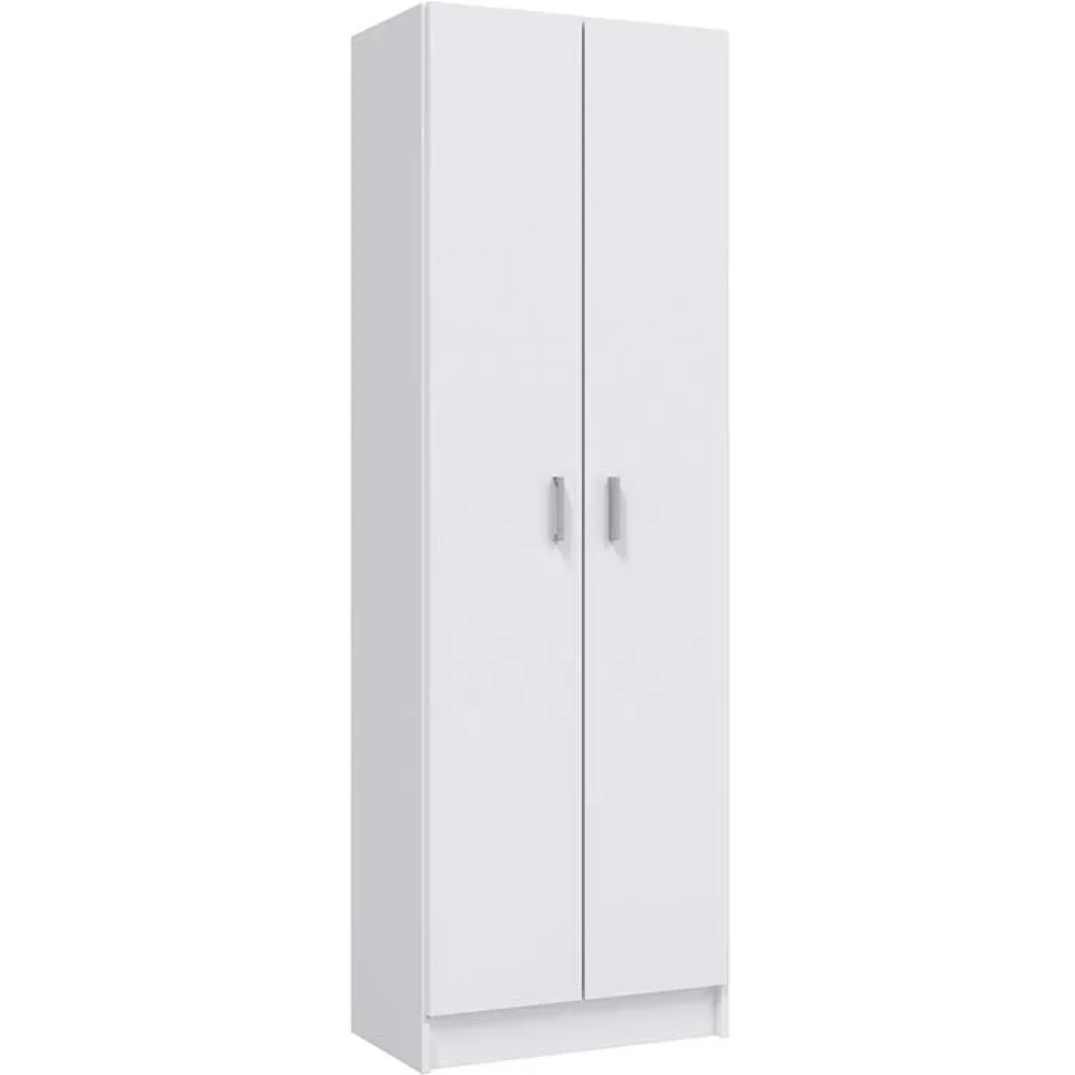 Armadio scarpiera 59x180h cm 2 ante battenti bianco opaco Easy