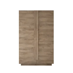 Armadio soggiorno 120x193h cm 2 ante moderno rovere Alvarez