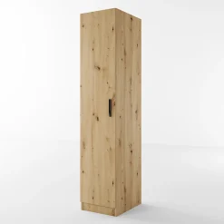 Armadio 40x191h cm 1 anta moderno rovere rustico Marzia