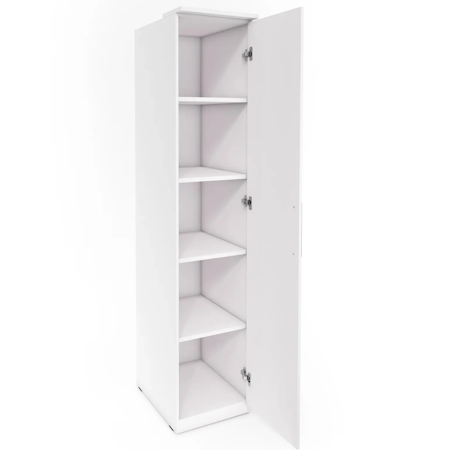 Armadio 45x217h cm 1 anta moderno bianco opaco e lucido Naper