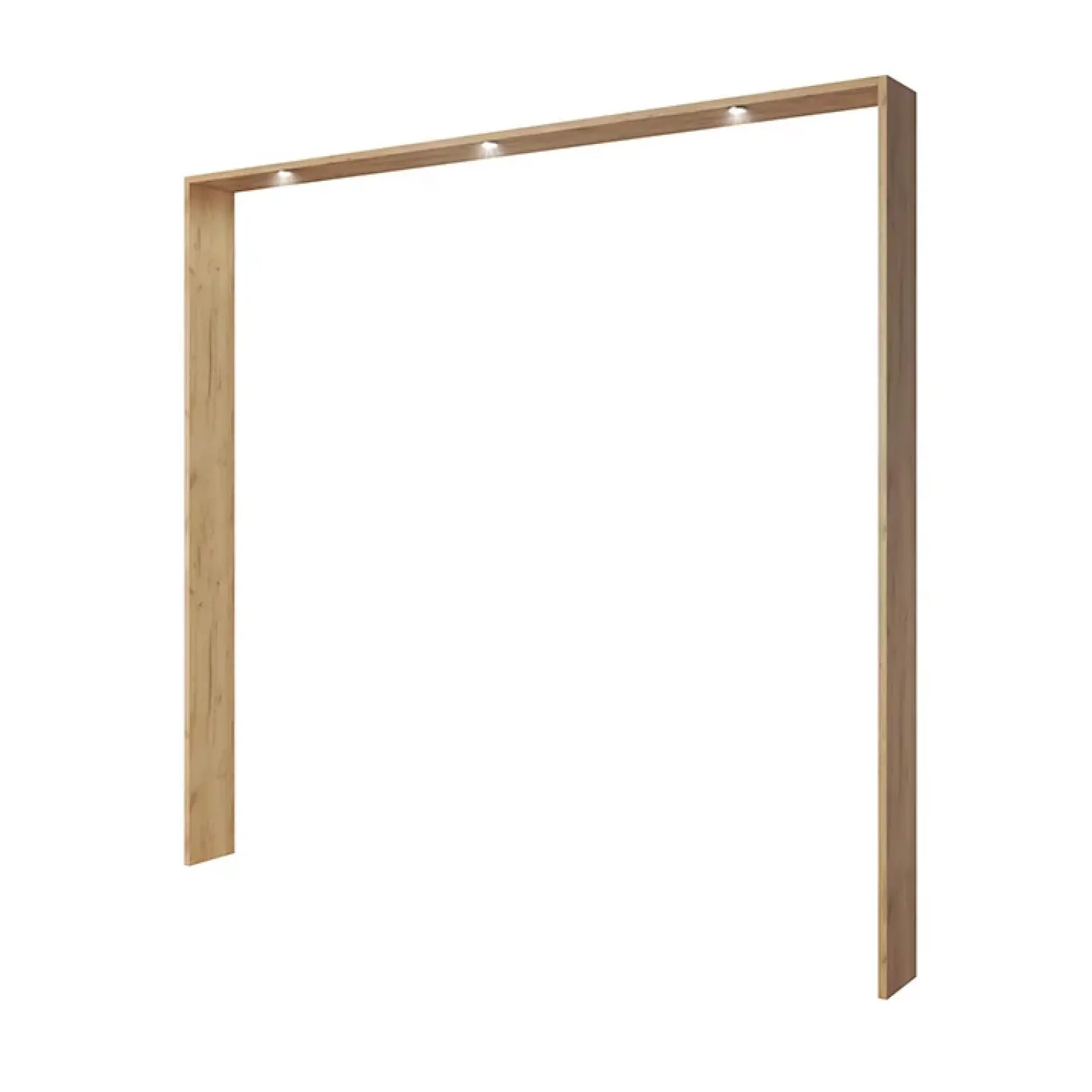 Armadio 225x215h cm 5 ante 3 cassetti bianco rovere Sweet