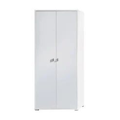 Armadio 85x195h cm 2 ante battente moderno bianco opaco Lola