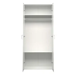 Armadio 78x176h cm 2 ante battenti bianco opaco Light Gihome®