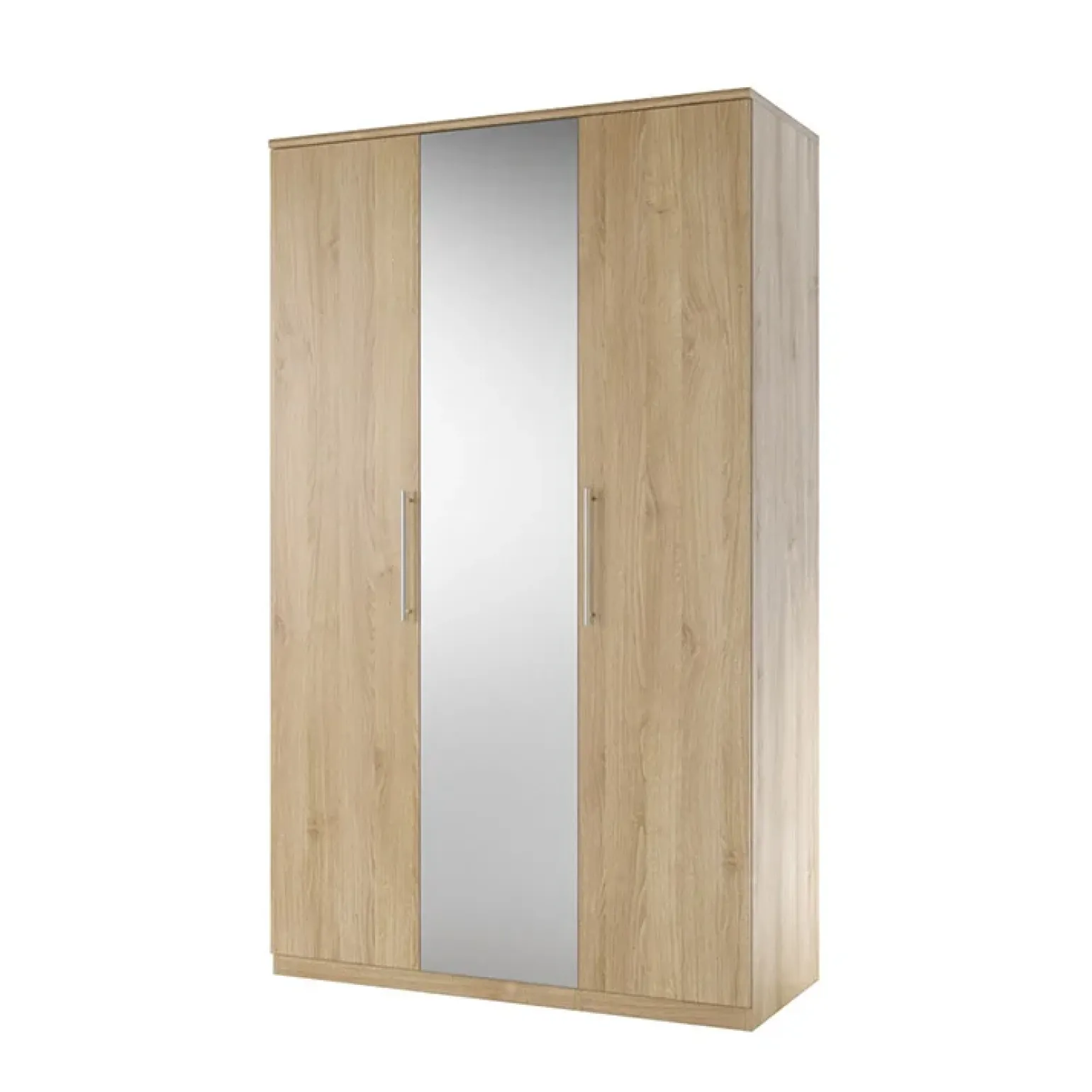 Armadio 121x199h cm 3 ante con specchio rovere Dogliani