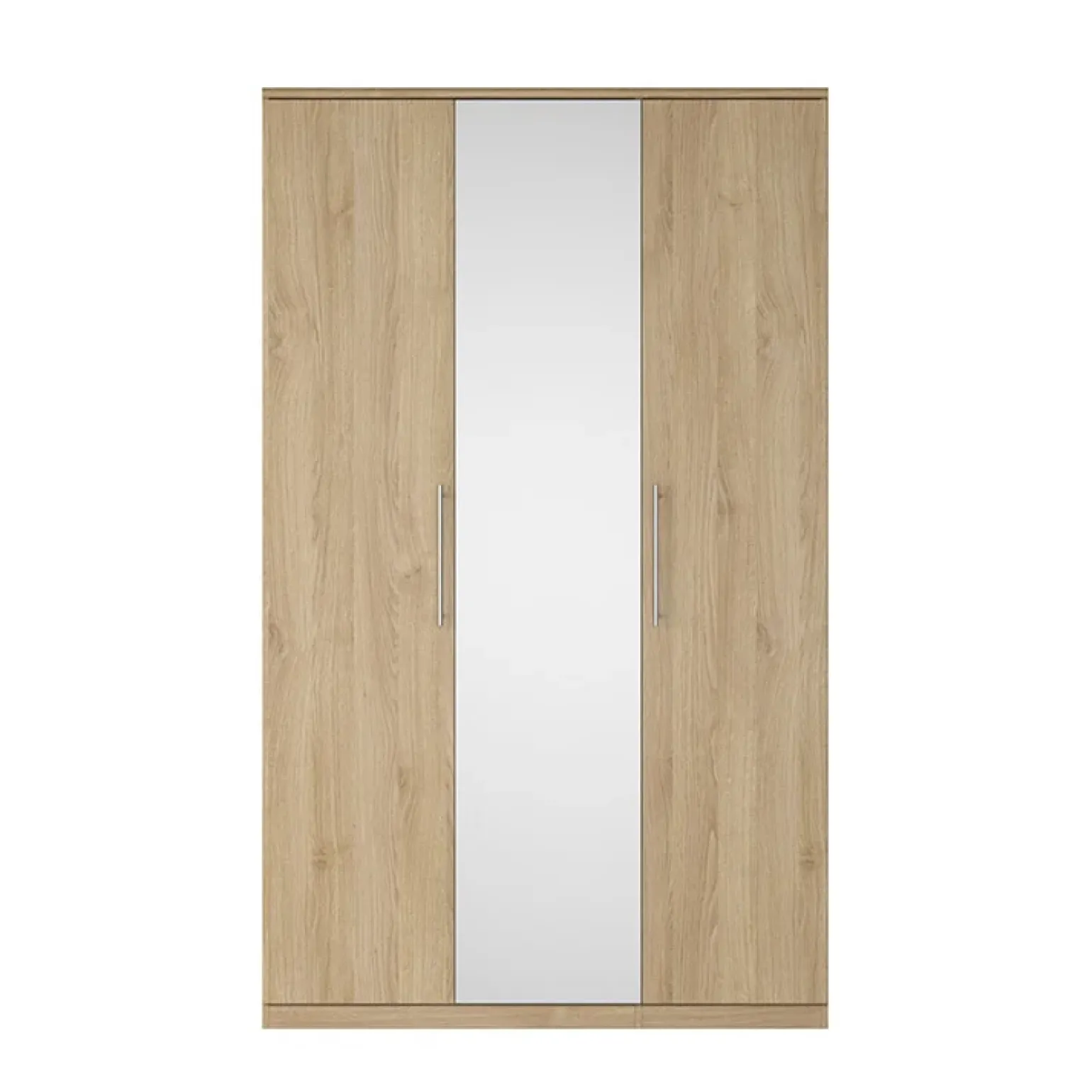 Armadio 121x199h cm 3 ante con specchio rovere Dogliani