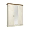 Armadio 157x197h cm 3 ante con specchio pino frassinato rovere Blend