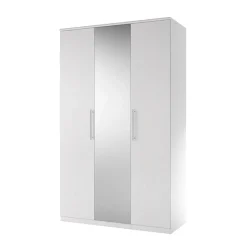 Armadio 121x199h cm 3 ante con specchio bianco frassinato Dogliani