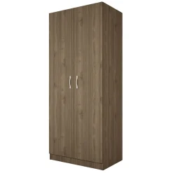 Armadio 80x191h cm 2 ante design noce Leopardi