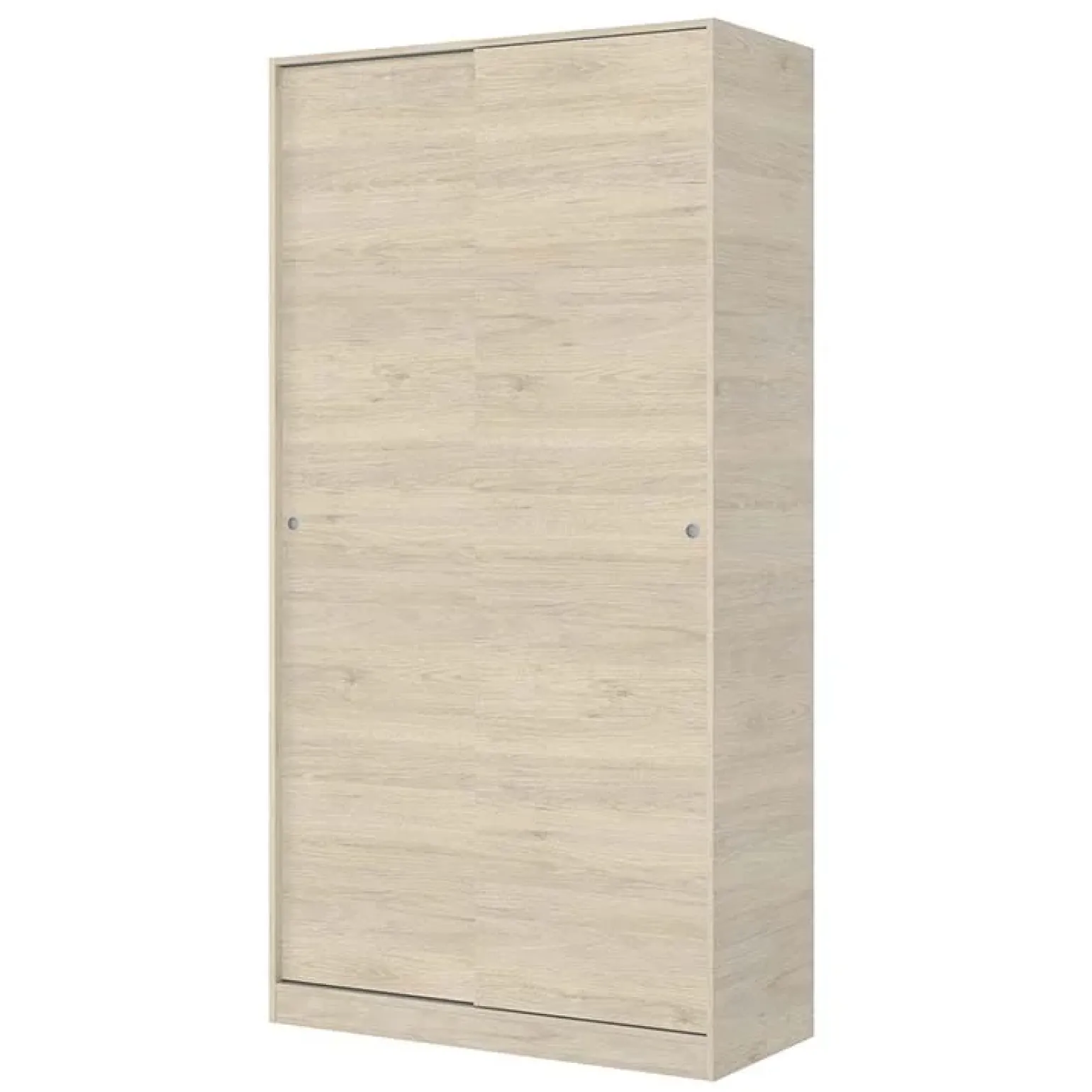 Armadio 100x204h cm 2 ante moderno scorrevoli rovere Royal