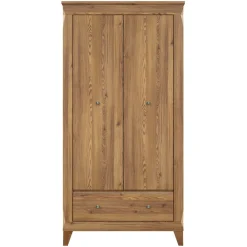 Armadio 102x202h cm 2 ante rovere scuro Lucca