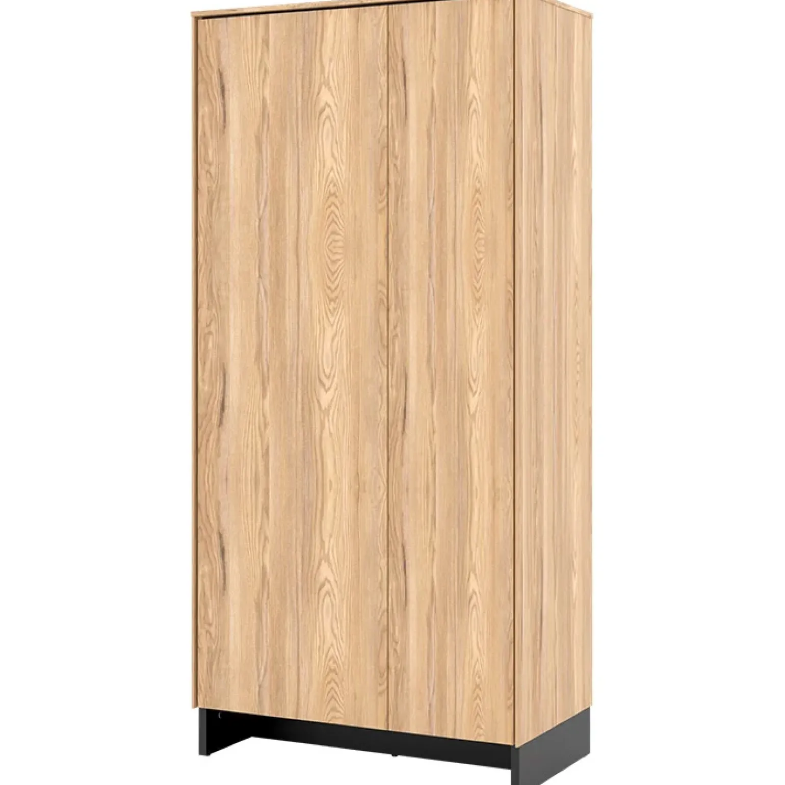 Armadio 92x196h cm 2 ante rovere nero Alabaster