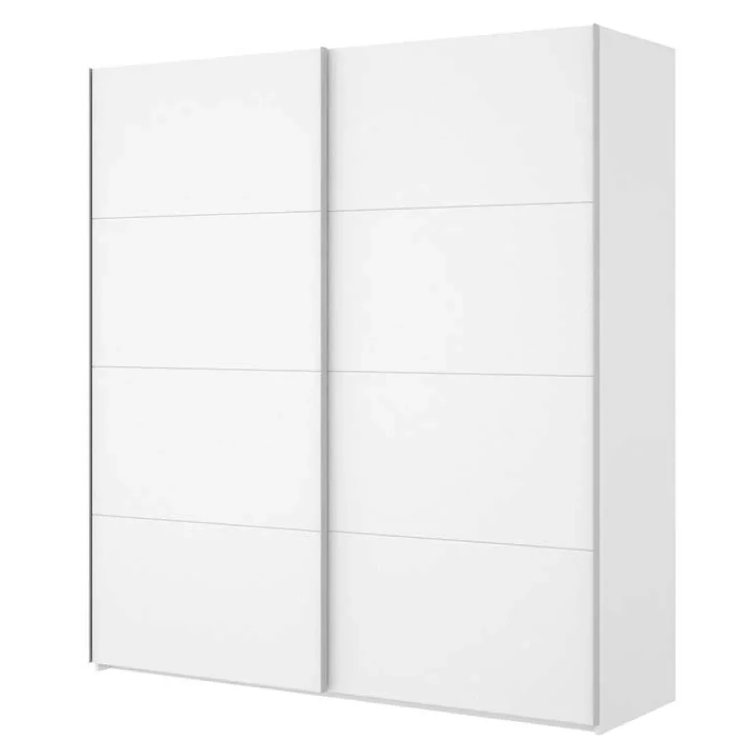 Armadio 180x204h cm 2 ante scorrevoli bianco lucido Royal