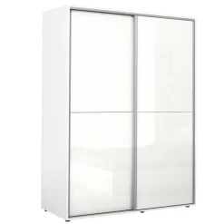 Armadio 150x200h cm 2 ante scorrevoli bianco lucido Roma