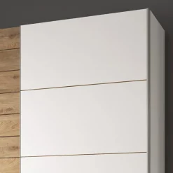 Armadio 200x210h cm 2 ante scorrevoli bianco rovere Nexus Gihome®