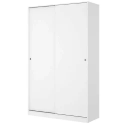 Armadio 120x204h cm 2 ante scorrevoli bianco lucido Royal