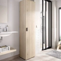 Armadio 39x190h cm con anta multiuso singola legno Ander