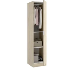 Armadio 41x184h cm con barra appendiabiti legno rovere Juan