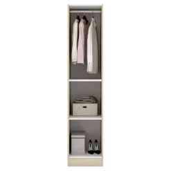Armadio 41x184h cm con barra appendiabiti legno rovere Juan