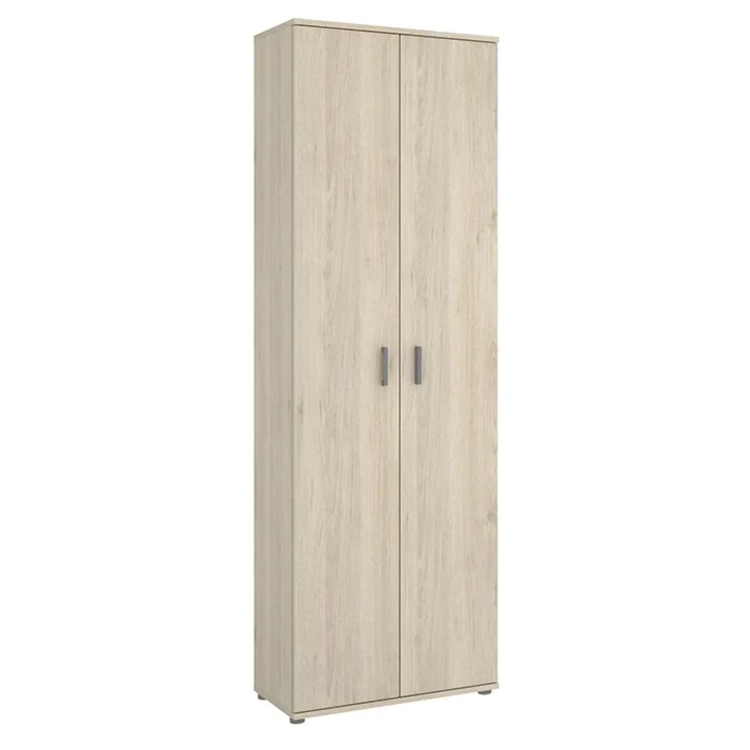 Armadio 61x190h cm due ante con ripiani multiuso legno Ander