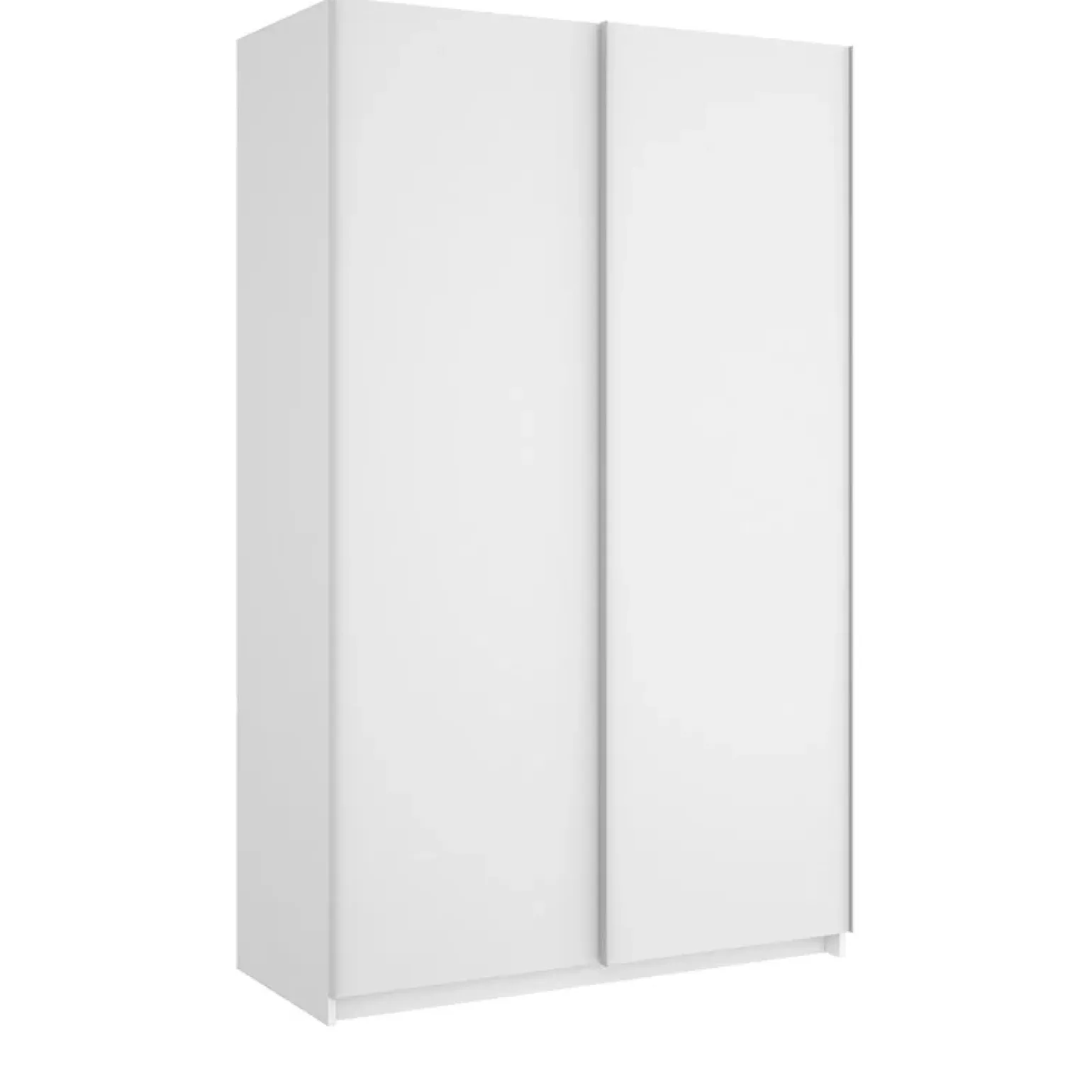Armadio 120x204h cm due ante scorrevoli bianco Daniel