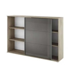 Arredo ufficio completo moderno rovere antracite lucido Time 5