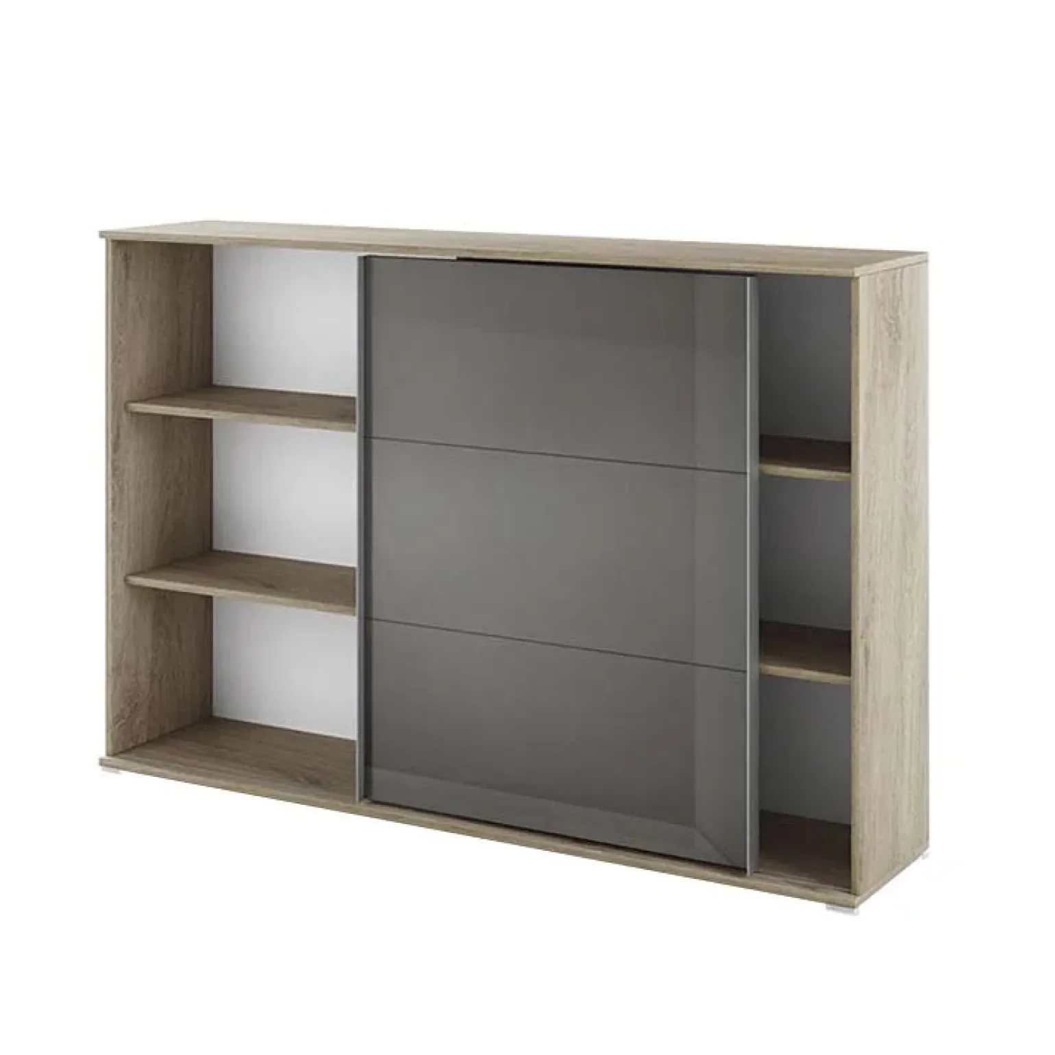 Arredo ufficio completo moderno rovere antracite lucido Time 5