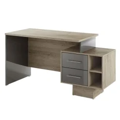 Arredo ufficio completo moderno rovere antracite lucido Time 7