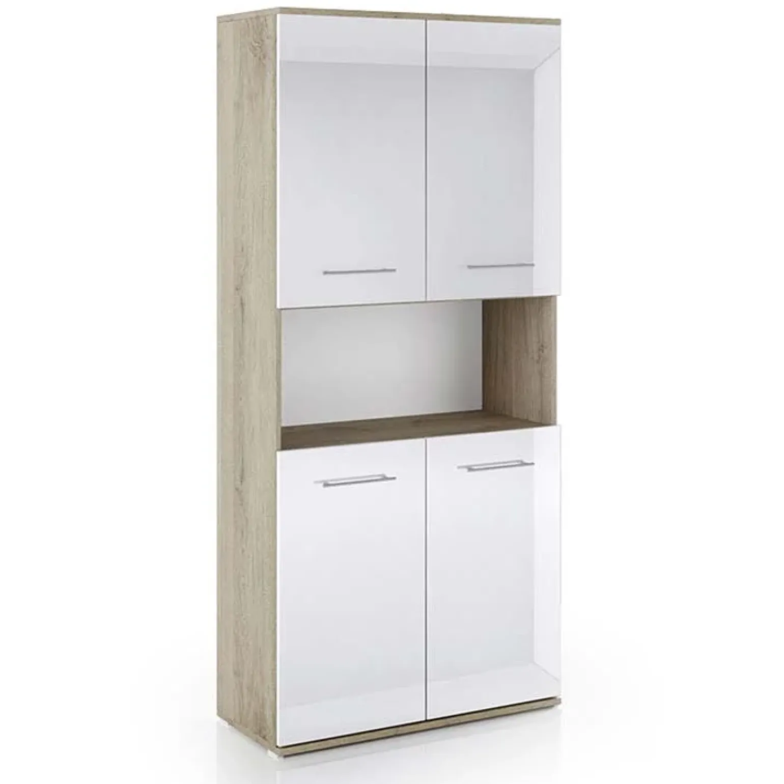 Arredo ufficio completo moderno rovere antracite lucido Time 13