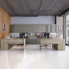 Arredo ufficio completo moderno rovere antracite lucido Time 22