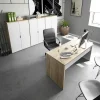 Arredo ufficio completo moderno bianco opaco rovere natura Work 1