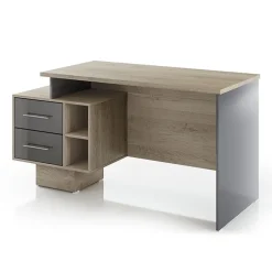 Arredo ufficio completo moderno rovere antracite lucido Time 9