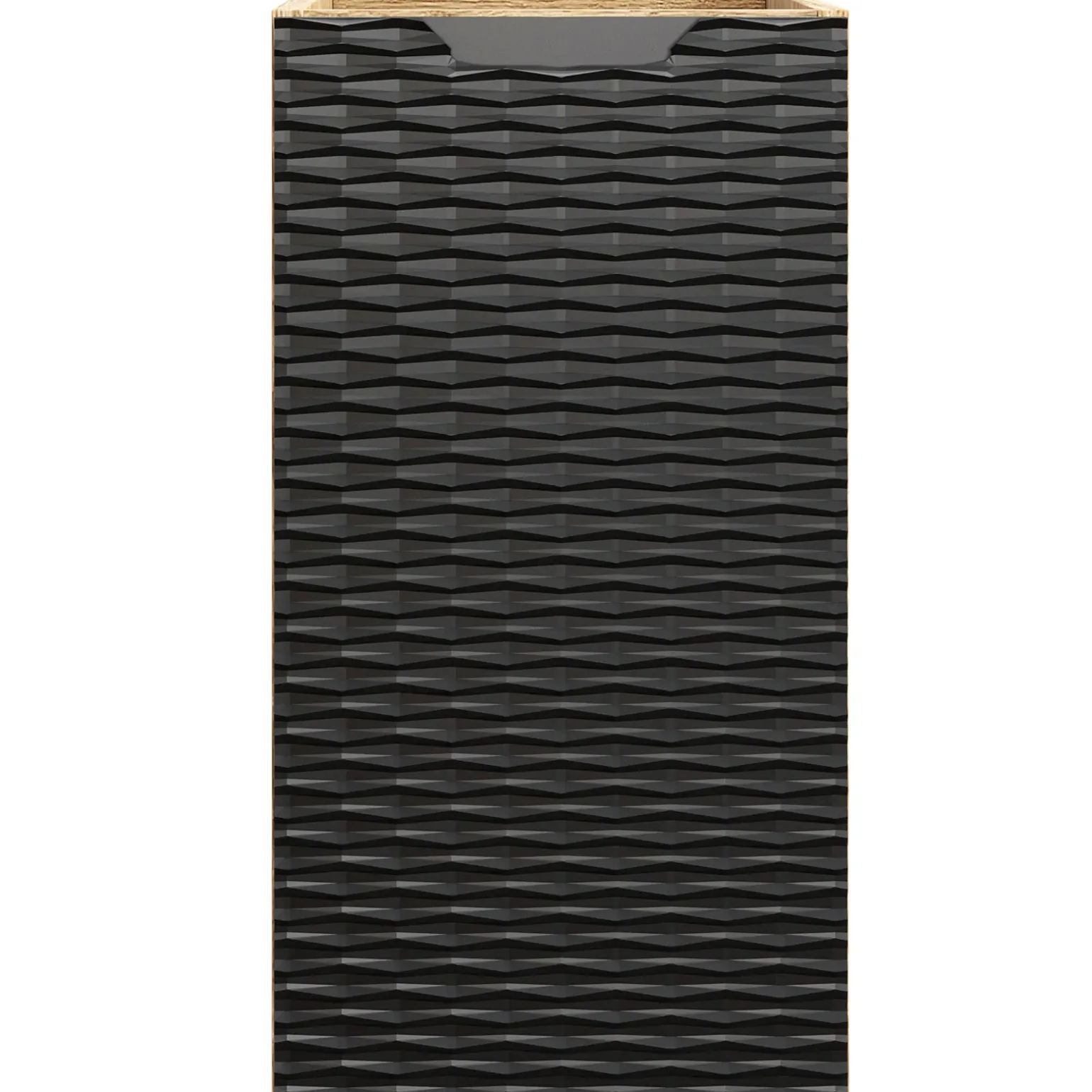 Base bagno sospesa 30x60h cm 1 anta nero rovere Swim