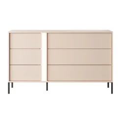 Camera da letto completa matrimoniale moderna beige Jolly