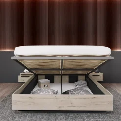 Camera da letto matrimoniale completa rovere antracite opaco Urbino