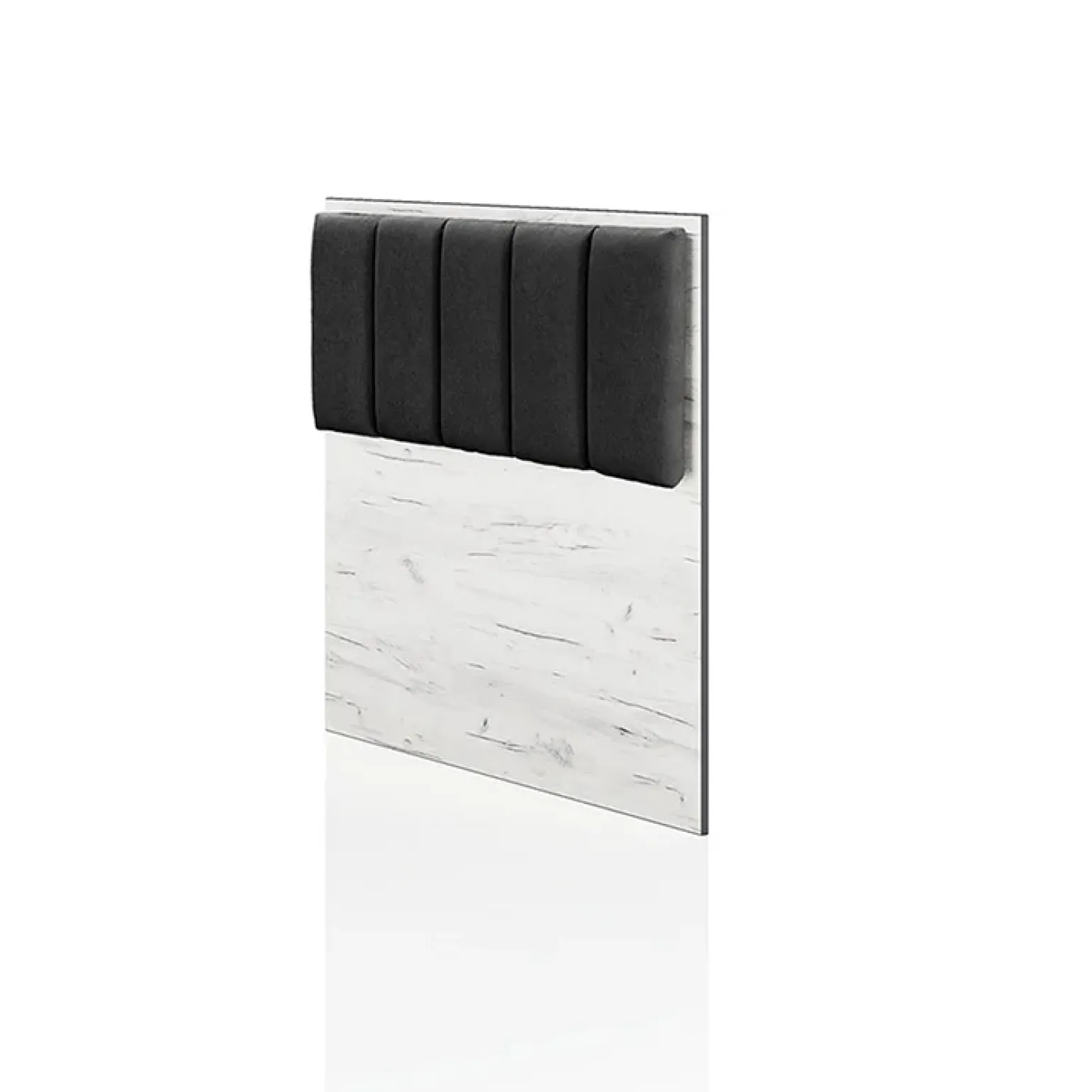 Cameretta per bambini 1 letto singolo contenitore bianco rustico grigio Zadar