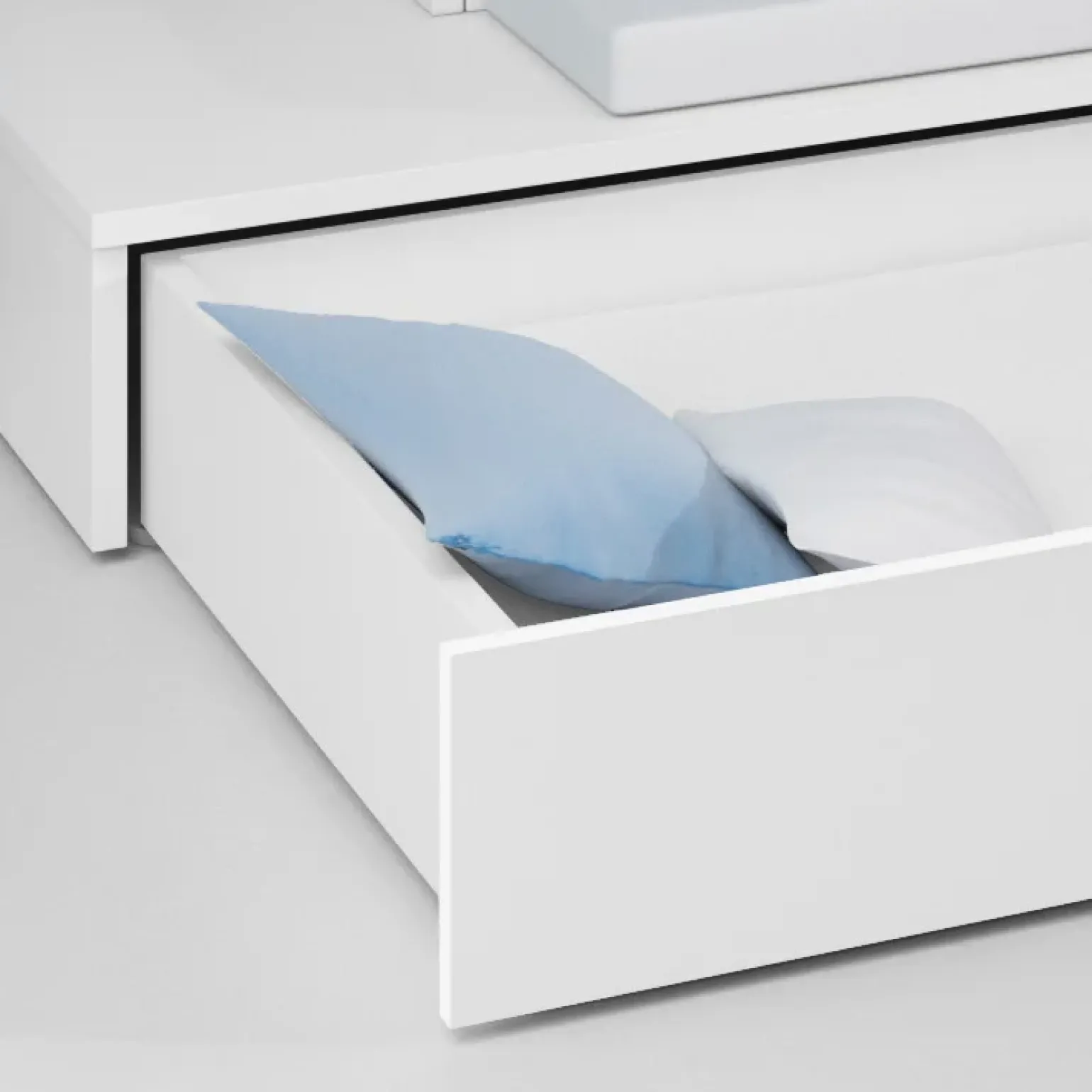 Cameretta 324x86cm 2 letti singoli completa bianco Diego Gihome®