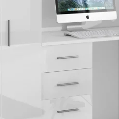 Cameretta 324x86cm 2 letti singoli completa bianco Diego Gihome®