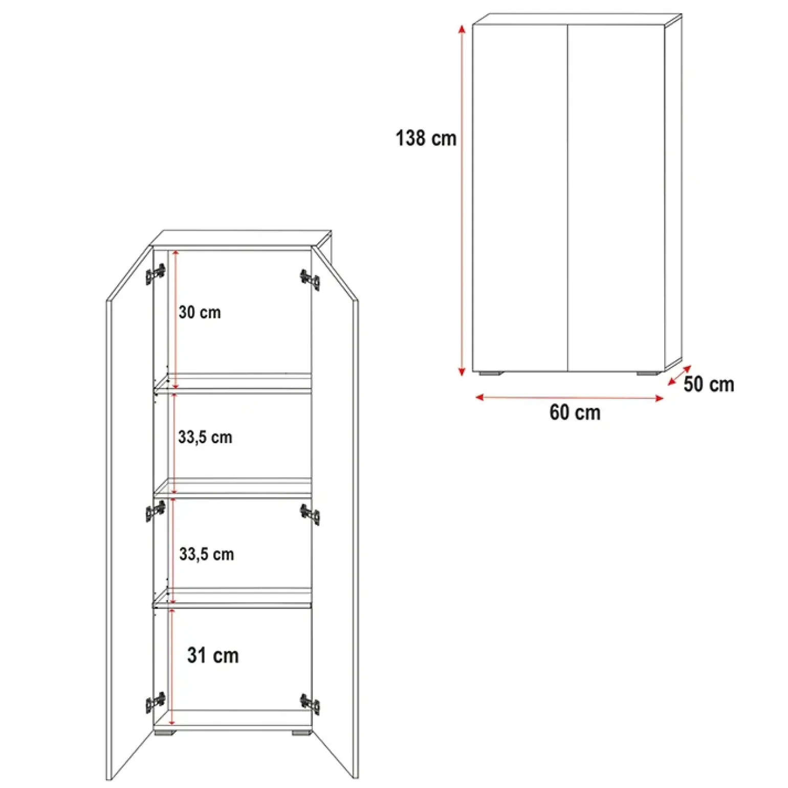 Cameretta 254x120cm 1 letto soppalco bambini bianco rosa lucido Simone Gihome®