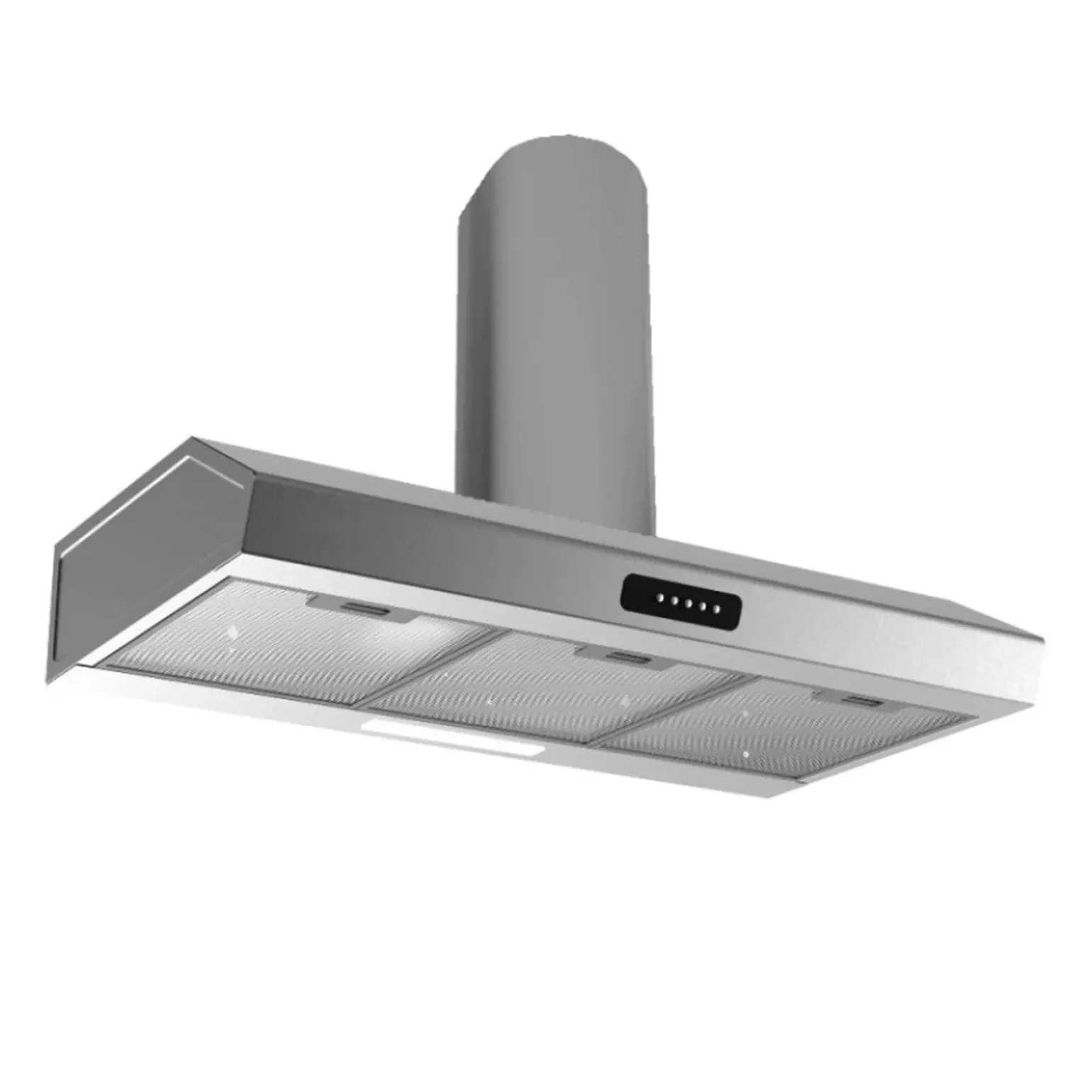 Cappa aspirante 90cm acciaio inox Kumtel