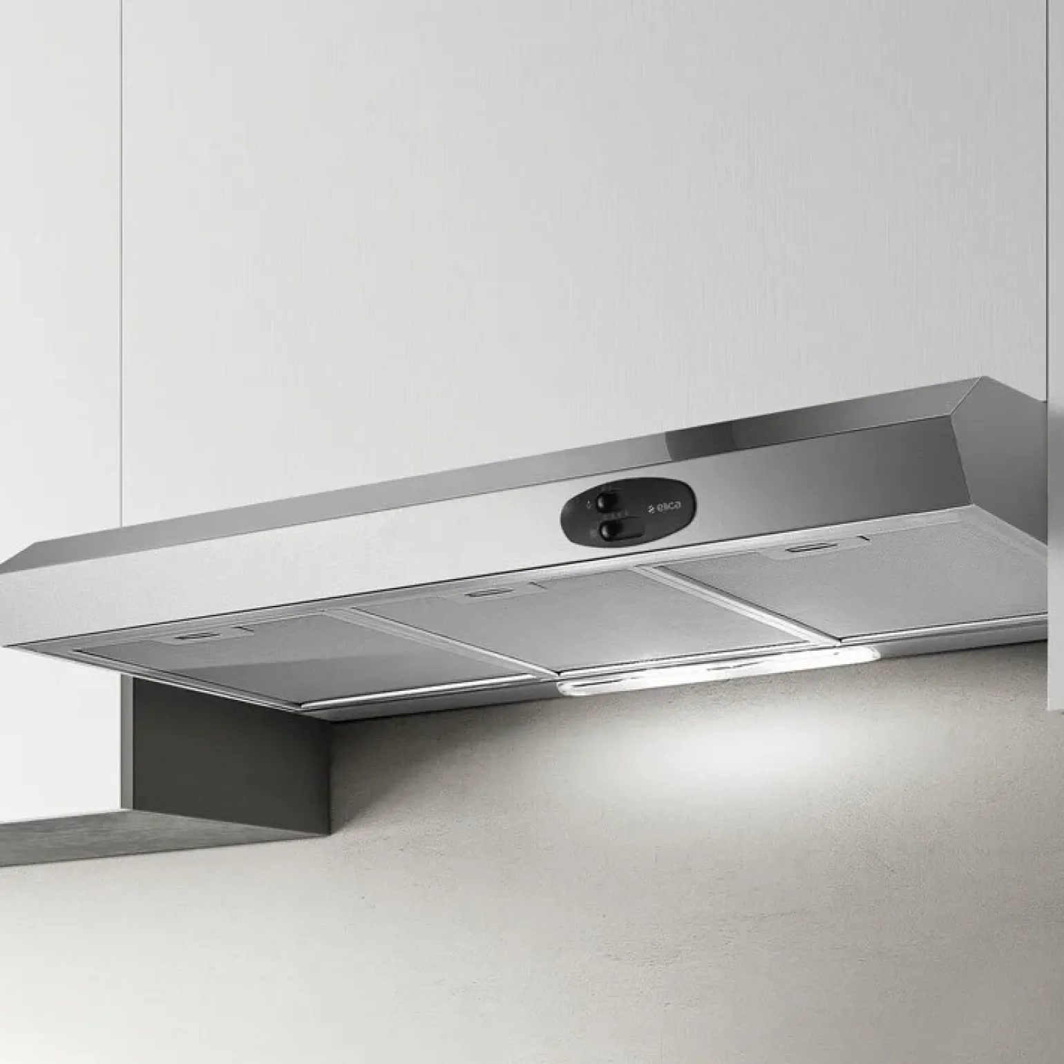 Cappa 60cm aspirante da incasso acciaio inox Elica
