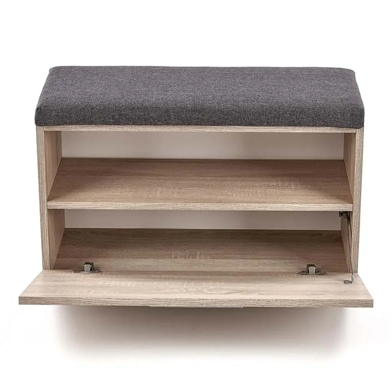 Cassapanca scarpiera 70x45h cm da ingresso moderna rovere Viki